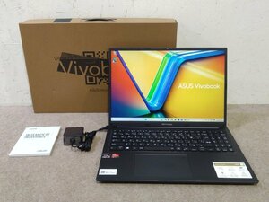 1円 美品 ASUS ノートPC Vivobook 16 M1605YA-MBR5165BKSW 16インチ Win11 Home Ryzen5 7300U メモリ:16GB SSD:512GB