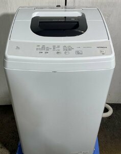 【大阪/岸和田発 格安自社便】HITACHI/日立 全自動洗濯機 NW-50G-W 5kg 2022年製 2ステップウォッシュ 風脱水