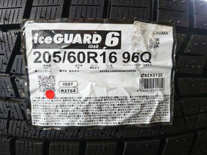 YOKOHAMA iceGUARD iG60 205/60R16 4本 ノアヴォクシープリウスαステップワゴンなど 冬タイヤ新品 特価品 組換え作業可 札幌市白石区