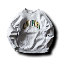 80s Champion リバースウィーブ トリコタグ 表記L / REVERSE WEAVE チャンピオン C.W.POST ビンテージ スウェット 古着 USA_画像1