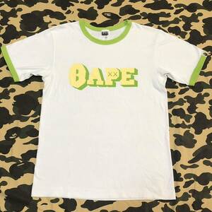 kaws ringer tee エイプ BAPE A BATHING APE カウズ Tシャツ