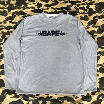 sta psyche camo reversible ls tee エイプ BAPE A BATHING APE Tシャツ リバーシブル サイケカモ_画像4