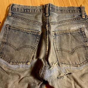 【Levi's 505 66前期 シングルステッチ 希少 赤耳 70年代 W29 L31／ビンテージ リーバイス デニムパンツ 501XX 大戦 502 506 519 50s 60s】の画像10