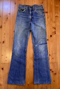 【Levi's 517 80年代 W30 ／リーバイス デニムパンツ ビンテージ 42TALON 501XX 大戦 赤耳 502 505 519 506 50s 60s 70s 80s 66前期 】