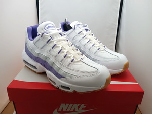 28.5cm Nike Air Max 95 ナイキ エアマックス95 DM0011-101 ホワイト パープル 白 紫