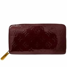 LOUIS VUITTON ルイ ヴィトン M91536 ヴェルニ ジッピーウォレット ルージュフォーヴィスト ロングウォレット 【中古】_画像2