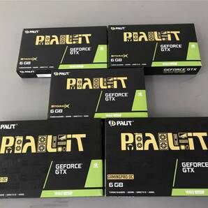 【5枚まとめ売り】 PALiT GeForce GTX 1660 SUPER Gaming PRO OC 2枚 ＋ Storm X3枚 グラボ グラフィックカード 箱 説明書付きの画像1