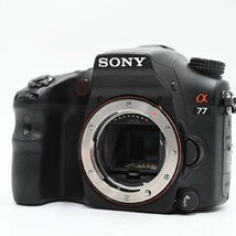 ソニー SONY デジタル一眼 α77 ボディ SLT-A77V デジタル一眼レフカメラ_画像2