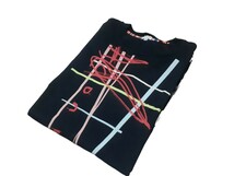 メンズ-XL PaulSmith ポールスミス 半袖Tシャツ アートデザインプリント ブラック系 used_画像1