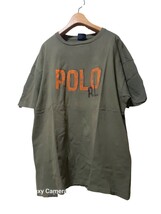 90s-レア/POLO Ralph Lauren ポロ ラルフローレン/ロゴ/半袖Tシャツ/used/men-XL _画像1