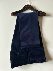 【極美品】 MACKINTOSH PHILOSOPHY / マッキントッシュフィロソフィー コットンベロアパンツ40 2.7万円位 春秋冬向け クリーニング仕上済