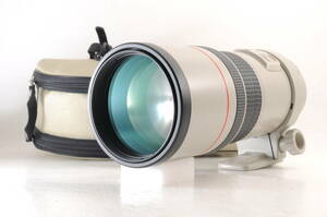 動作品 キャノン Canon EF 300mm f4 L IS ウルトラソニック AF 一眼カメラレンズ ケース付 管80GG2407