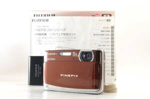 動作品 フジフィルム FUJIFILM FinePix Z80 ファインピックス ブラウン コンパクトデジタルカメラ 箱 取説付 充電器付 管GG2501