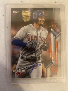 2023 Topps Archives Signature Series Jeff McNeil Auto