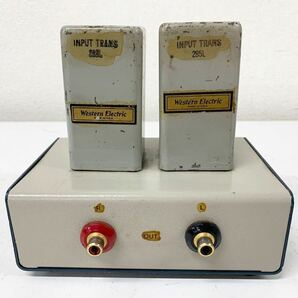 【A-1】 Western Electric 285L Input Trans MC昇圧トランス ウエスタンエレクトリック LR音量偏りあり 1564-21の画像1