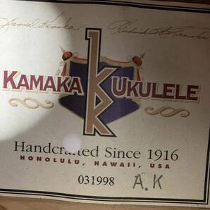 【P-2】 Kamaka HF-2 ウクレレ カマカ ハワイ ソフトケース付き 1620-36の画像3