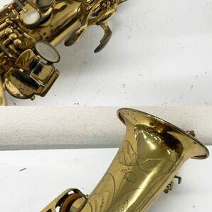 【Gt-8】 SELMER MARK VI MARK6 M130750 Tenor Sax テナーサックス セルマー マーク6 部品不具合有 凹み多数 錆や傷多数 ジャンク 1564-38の画像8