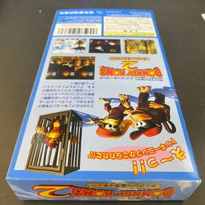 極美品 ジャンク SFC スーパーファミコン 箱付き カセット 任天堂 Nintendo ソフト レトロ スーパードンキーコング2 ディクシー ディディーの画像4