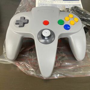 美品 NINTENDO 64 コントローラ ブロス グレー 任天堂 ニンテンドー コントローラーブロス NUS-005 取扱説明書 の画像5