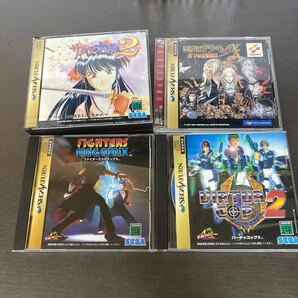 SEGASATURN セガサターン セガサターンソフトセット ソフト SS サクラ大戦2 バーチャルコップ ファイターズメガミックス エヴァ EVANGELIONの画像2