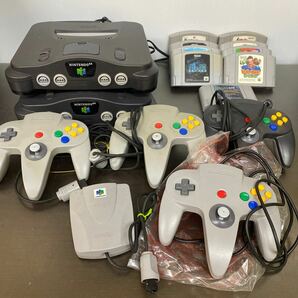 任天堂 Nintendo64 本体 コントローラ カセット ソフト 動作未確認ジャンク品 VRSユニット 平成レトロ ゲーム の画像1