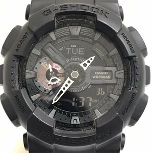 中古品 CASIO G-SHOCK カシオ G-ショック GA-110MB ミリタリーブラック 樹脂 クオーツ 腕時計 質屋出品