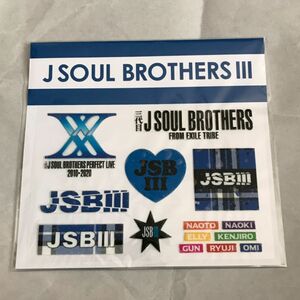 三代目J SOUL BROTHERS クリアステッカー 