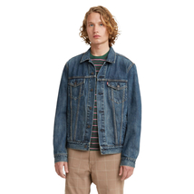 【 LEVI'S PREMIUM リーバイス 】デニム トラッカー ジャケット S/大きめ 72334-0573 定価\13,200 2021年製 ユーズド加工 BigE' Gジャン_画像2