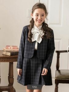 キャサリンコテージ　メヌエット　チェック　スーツ　入学式　入園式　フォーマル
