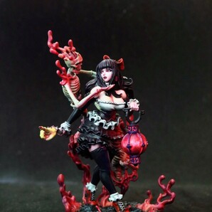 【塗装済完成品】【フォトレジン製】KINGDOM DEATH (キングダムデス)「NECROMANCER -ARCHIVAL REMASTER-」ゲームスケールの画像1