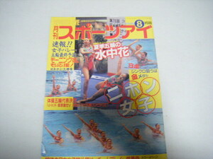 月刊スポーツアイ2000/8チアのユニフォーム夏季五輪の水中花ニホン女子武田美保神保れい米田祐子田中雅美萩原智子竹中美穂山脇佳奈