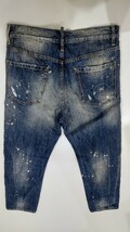 【　 DSQUARED2　ディースクエアード　】　 Hockney jean 　46　S74LA0710　スタッフインターナショナル国内正規品_画像6