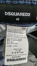 【　 DSQUARED2　ディースクエアード　】　 SLIM　JEAN 　48　S71LB0178　 スタッフインターナショナル国内正規品_画像9