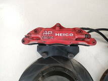 ボルボ　850R取外し　HEICO ap racing 4POT　Ｆブレーキキャリパー　ローターセット　V70(8B)にも　検索用ブレンボ_画像2