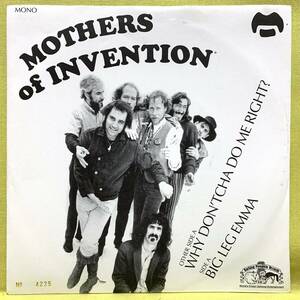 ■MOTHERS OF INVENTION■Why Don'tcha Do Me Right ?/Big Leg Emma■2012 US■Frank Zappa/フランク・ザッパ■即決■洋楽■EPレコード