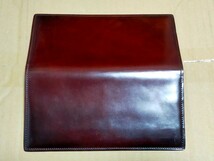 レア《 YUHAKU / ユハク 》Diamant / ディアマント Cordovan Long Wallet / コードバン長財布( YFC111) ( メンズ / ウォレット / 札入れ )_画像3