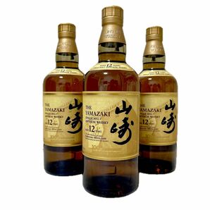 山崎12年 100周年記念ラベル 700ml シングルモルト ジャパニーズウイスキー 3本セット