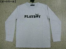 新品 PLAYBOY/プレイボーイ長袖ＴシャツohL メンズ レディース アメカジ ロンT ロゴT うさぎ ラビット かっこいい 人気 メール便送料無料_画像2