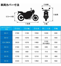 ジェベル125/200, DR250,グラストラッカー等■NANKAI EX-6 高品質高機能バイクカバー■オフロード車に　NANKAI/ナンカイ_画像4