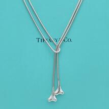 【極美品】Tiffany & Co. 希少　ネックレス　ラリアット　ボーン_画像1