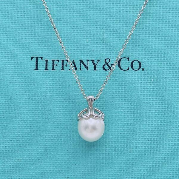 【極美品】Tiffany & Co. ネックレス　パール　ハート　クローバー