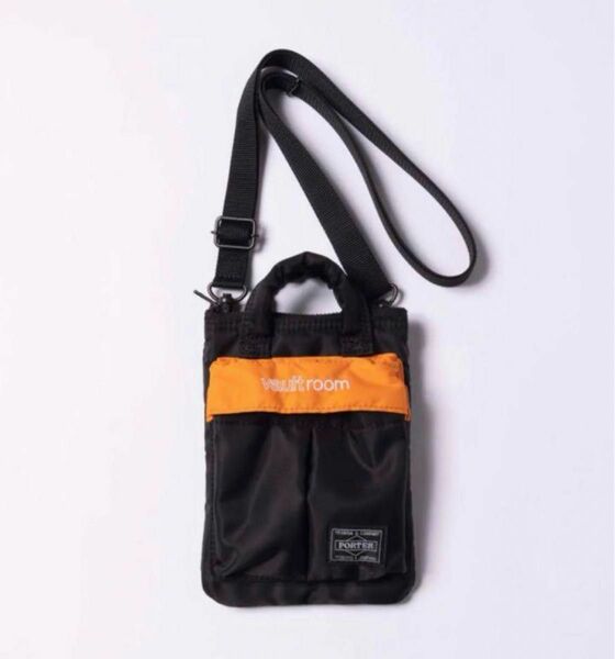 vaultroom × PORTER GAMING SHOULDER POUCH / black