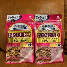 【送料無料】小林製薬 ナットウキナーゼEX 30日分 60粒 × 2個　EPA DHA イワシペプチド_画像1