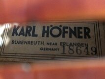 KARL HOFNER カールヘフナー バイオリン ケース付属●F031T322_画像5