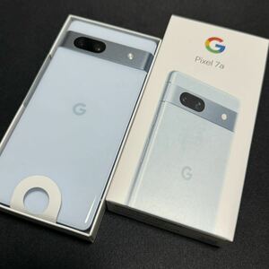 新品 SIMフリー Google Pixel7a Sea ブルー 青色 グーグルピクセル ②