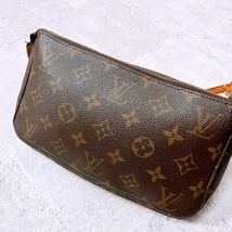 LOUIS VUITTON ルイヴィトン モノグラム アクセソワール ポシェット ハンドバッグ アクセサリーポーチ M51980 VI0040 1円_画像2