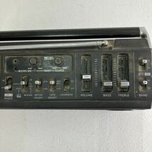 ☆【カセットテープのみ動作OK】オーディオ レトロ SONY CF-1980 ラジオカセット 中古品/現状品 部品取りにも！ラジカセ 保管品_画像4