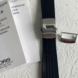 ジャンク ベルト ブランド時計 オリス/ORIS 腕時計用 ラバーベルト 黒 ラグ幅24mm [ORIS REF 4 24 14 RUBBER] コレクター商品 自宅保管品の画像1