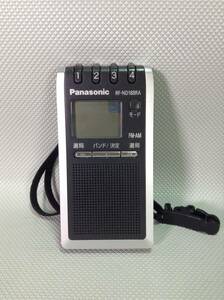 C786◇Panasonic パナソニック ラジオ FM/AM ポケットラジオ コンパクトラジオ RF-ND188RA 240319