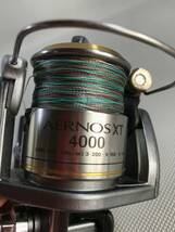 S4621◇シマノ SHIMANO リール AERNOSXT 4000 XT4000 釣り具 釣具 前後回転OK 中古【保証あり】240326_画像8